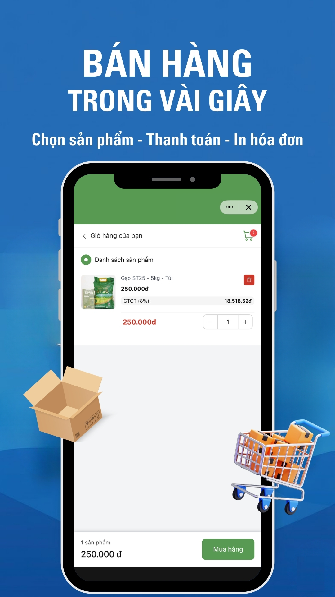 Bán hàng tại quầy